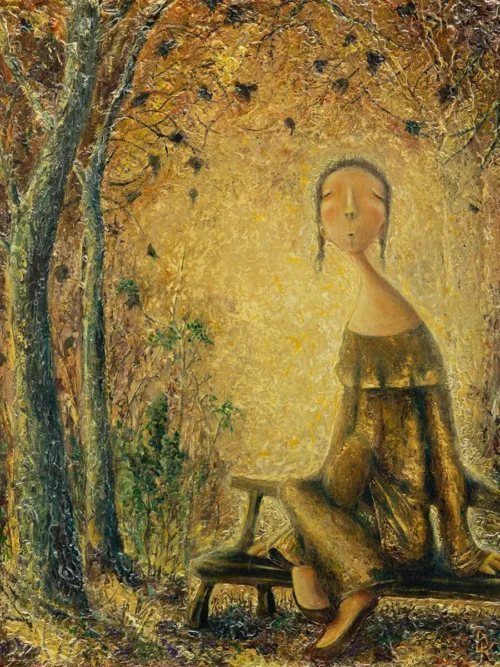 Zamyślona stara panna