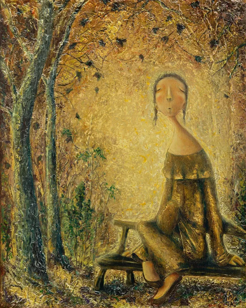 Zamyślona stara panna